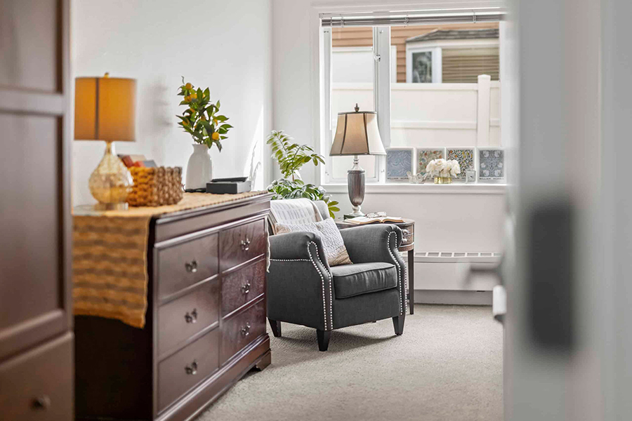 Cozy room with furniture, plants, and natural light.