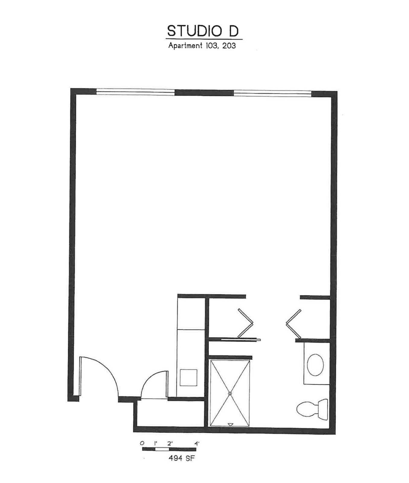 Studio Floor Plan